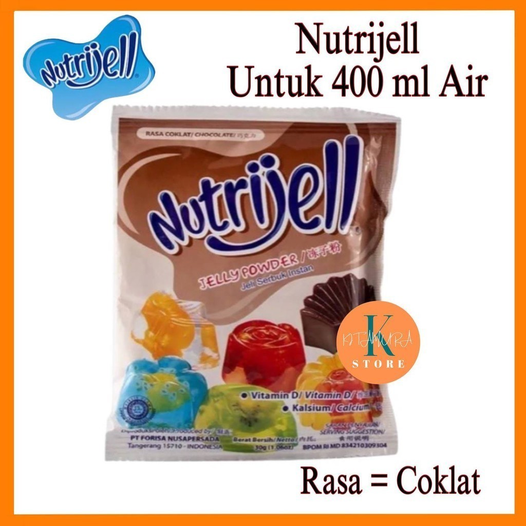 

Nutrijell rasa Coklat 10gr Jely Powder