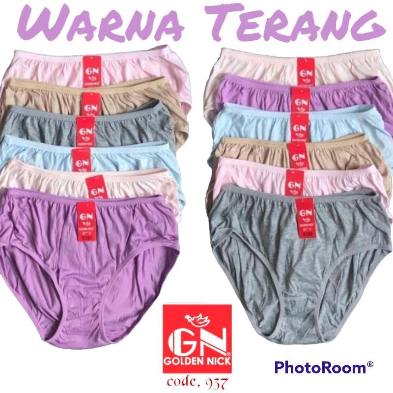 CD GOLDEN NICK 937 | CD Golden Nick Satuan Pilih Warna | Celana Dalam BEST SELLER Cd Murah Berkualit