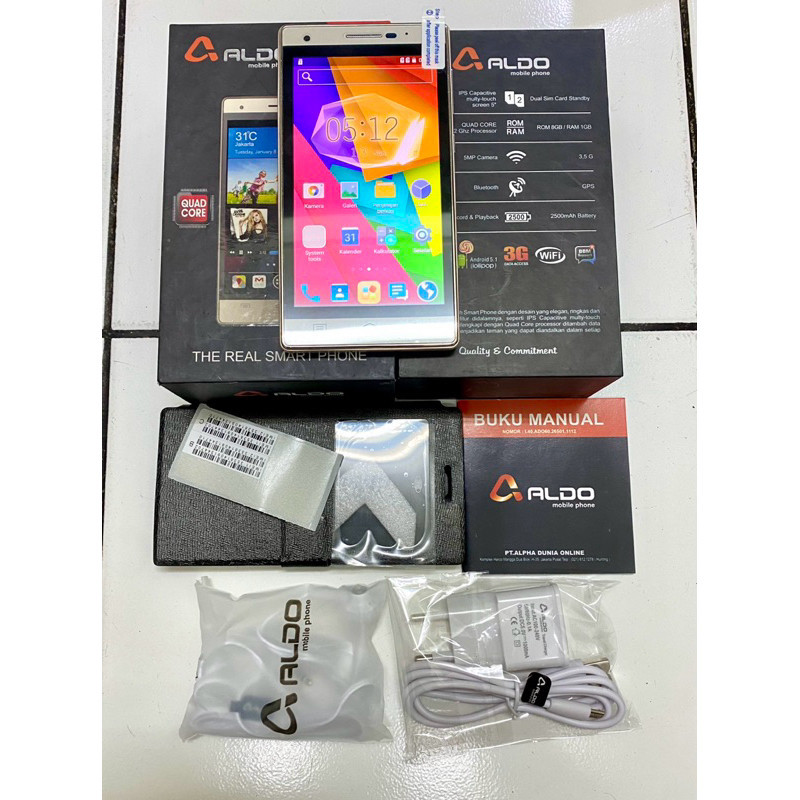 PROMO) Android Murah Aldo AS8 1/8GG Jaringan 3G New Hp android Aldo Murah 1/8GB Fullset