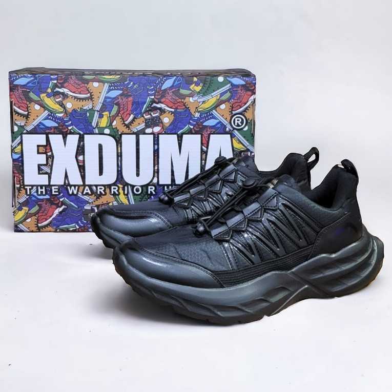 (SAURAMIL) sepatu exduma sparco racing black potenzio - super black
