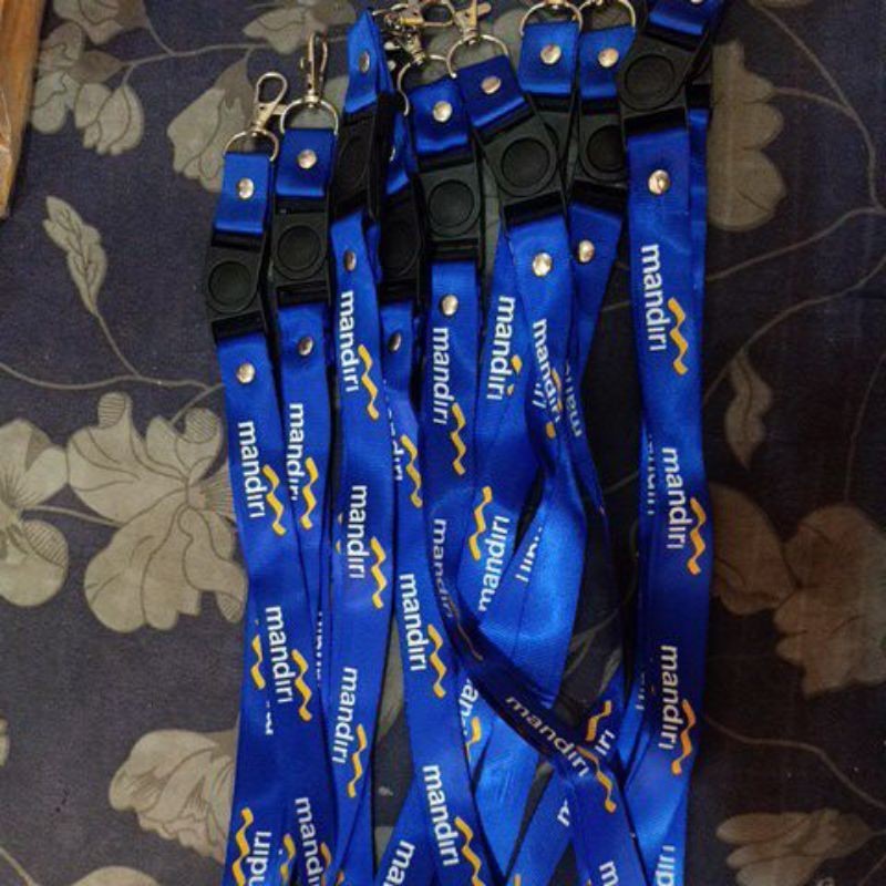 

tali lanyard id card bank mandiri ( ECER )