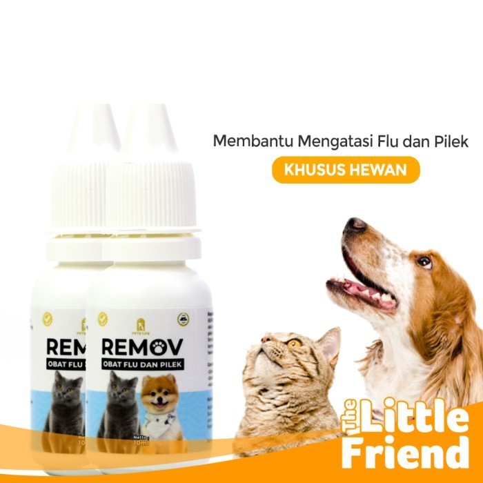 Obat Flu dan Pilek Kucing Obat Bersin Bersin Kucing Obat Demam Anjing REMOV