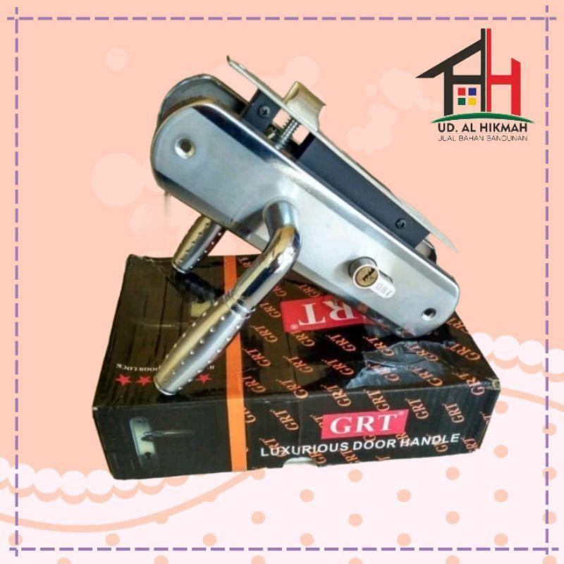 Selot Kunci Pintu Tanggung / sedang GRT - kotak / bulat