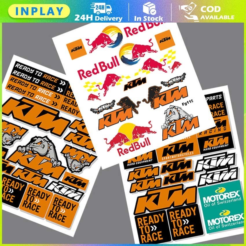 Stiker motor logo ktm/racing/adventure/kerbau sticker aesthetic waterproof