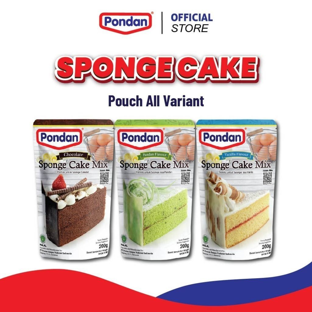 

JOSCELLY.ID PONDAN Sponge Cake 200 gr