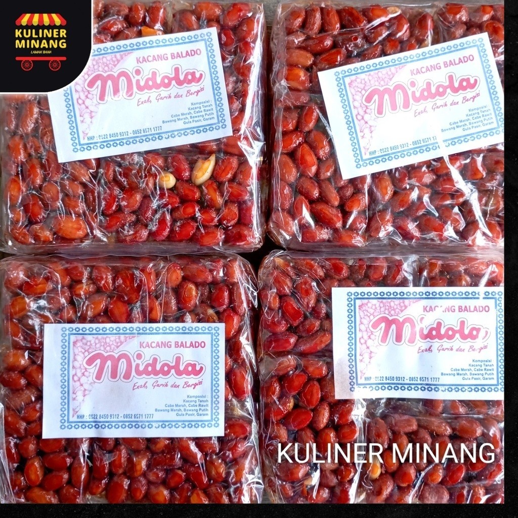 

Kacang Balado pedas manis isi 12pc