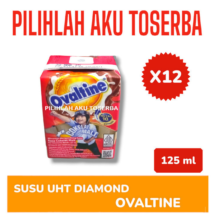 

Susu OVALTINE UHT Chocolate Malt MINI 125 ml - ( HARGA 12 pcs )