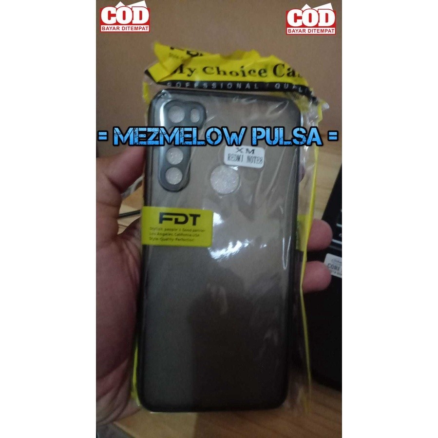Case Transparant Color Camera Protection Hard Case Hardcase  XIAOMI REDMI NOTE 8 BIASA