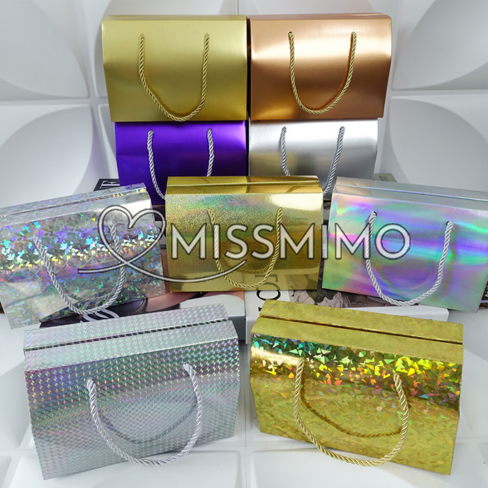 

Gift Box Persegi Tali Shiny Hologram Kotak Hadiah Kado Souvenir Kue Cake Cookies