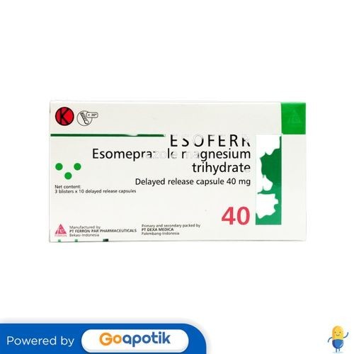 Esoferr 40 Mg Box 30 Kapsul