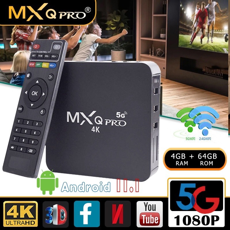 android tv box ram 4gb android 11 OS 5G 4gb+64gb &amp; 8gb+128gb Stb 4K Ultra HD Free Smart TV Channels Set Top Box TV Digital Indihome