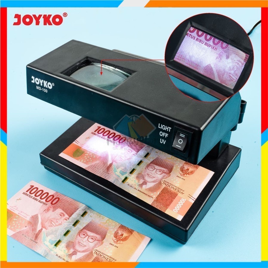 

Counterfeit Money Detector / Alat Pendeteksi Uang Palsu MD-100