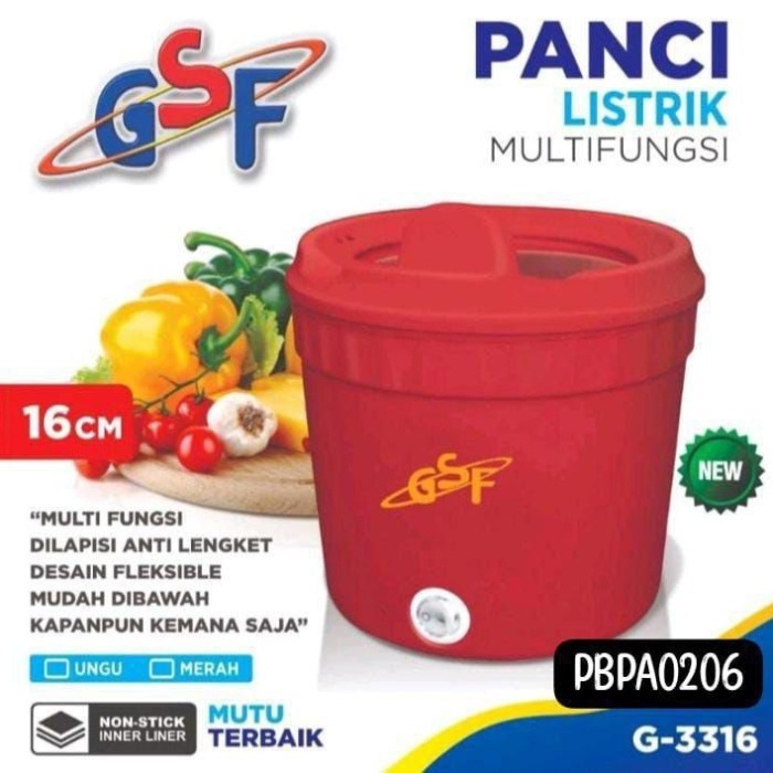 PANCI LISTRIK MULTIFUNGSI GSF G-3316