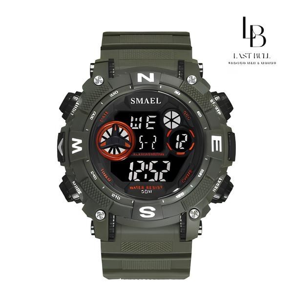 Lastbull Jam Tangan Digital Pria Sport SMAEL R09