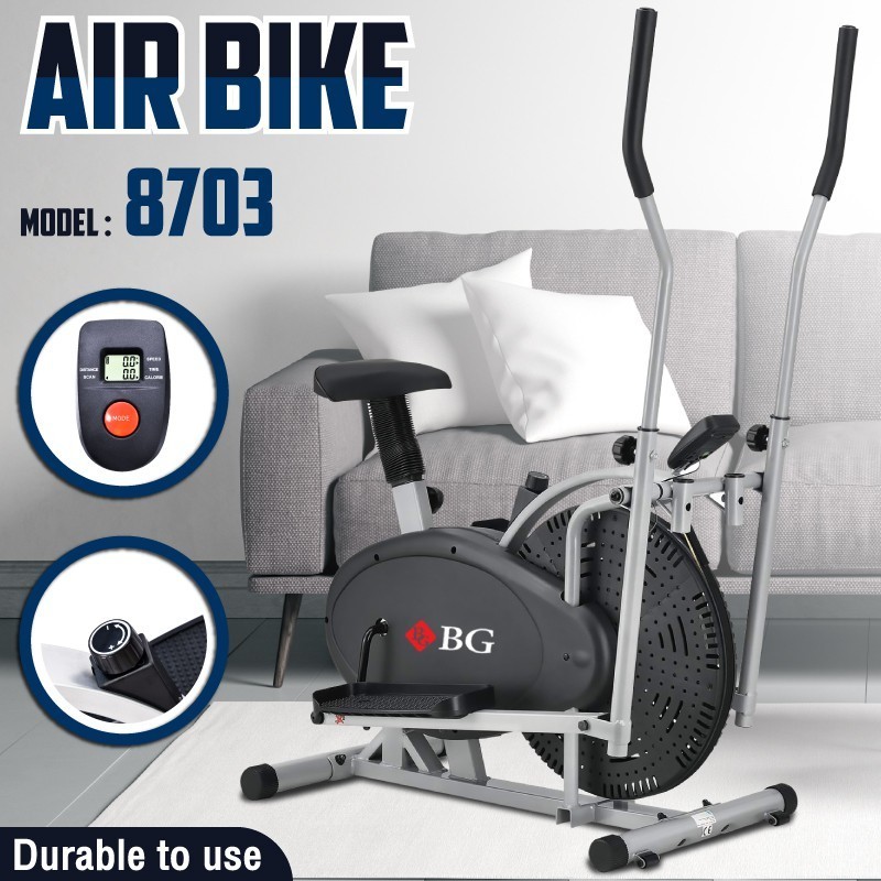 HTD Sport Elliptical Bike Sepeda Statis Orbitrack Platinum Fitness Air