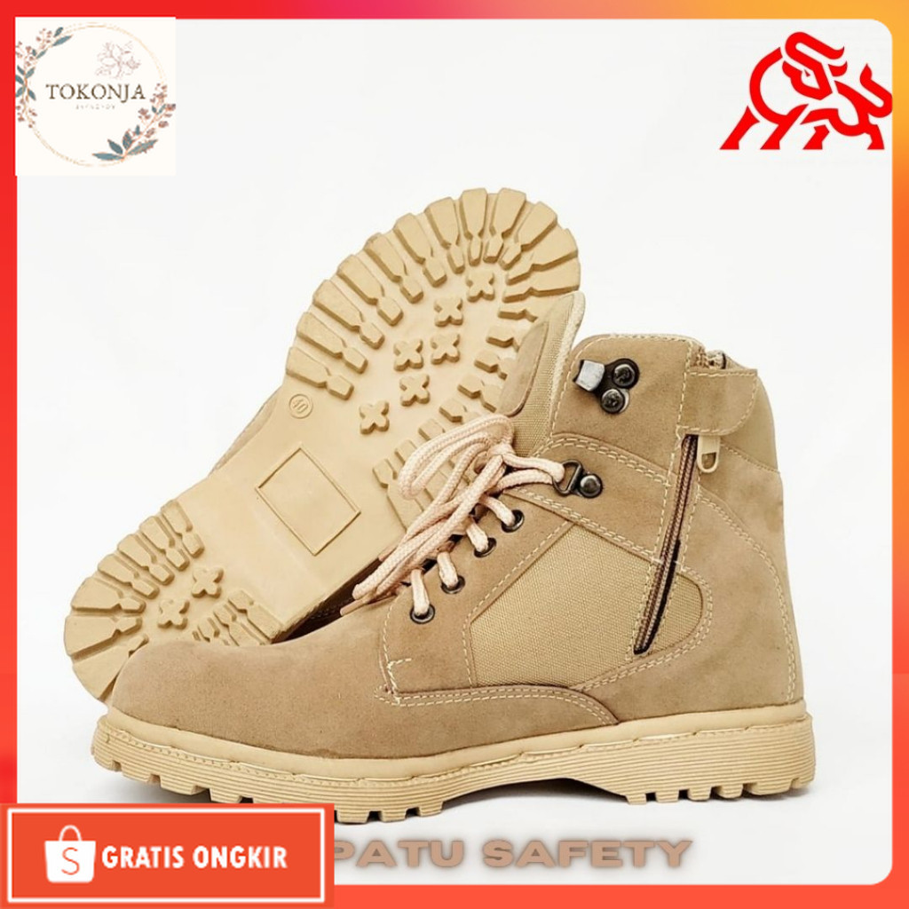 Sepatu Terkini / Sepatu wanita safety ujung besi