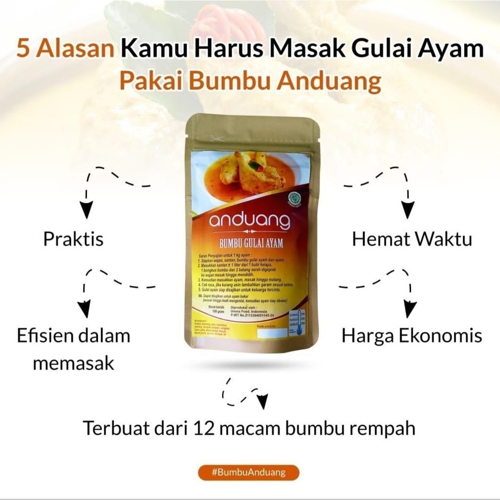 

bumbu gulai ayam padang 150gr asli resep pariaman