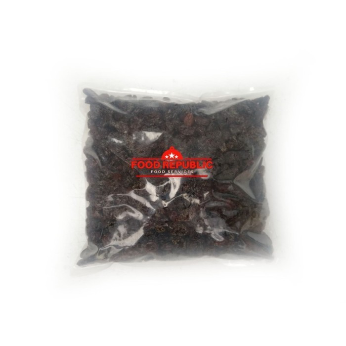 

Tfren99 KISMIS HITAM 1 KG - DARK RAISIN - DRY BLACK RAISIN USA HALAL PREMIUM