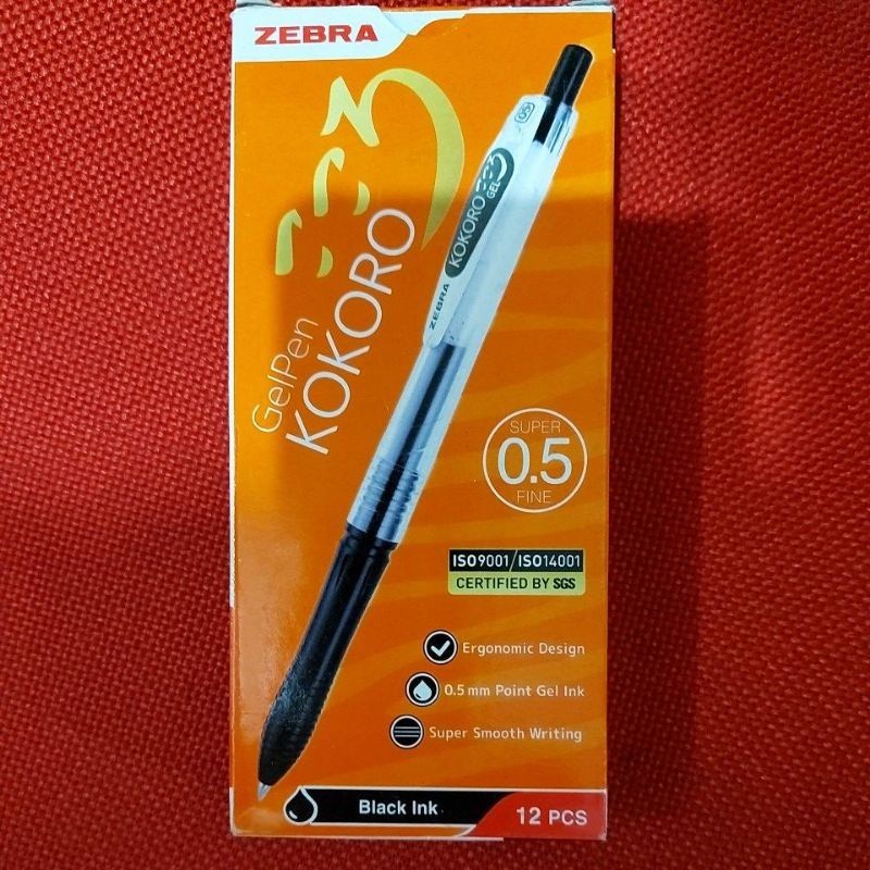 

Pen zebra kokoro sweet gel 0.5(harga tertera lusinan isi 12pcs)