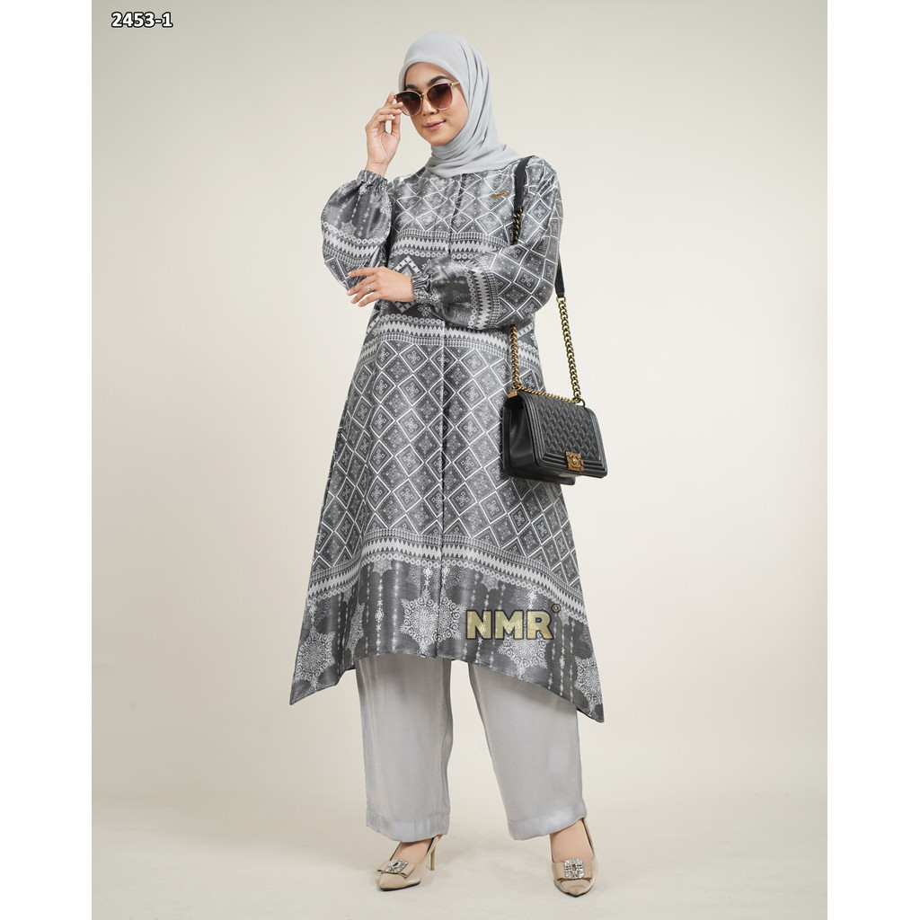 NMR Setelan Kulot Tunik Katun Shimer Vol 2453-1