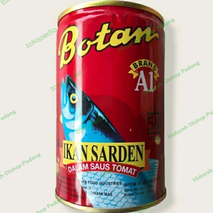 

Botan Sarden 425 gr, Ikan Sarden