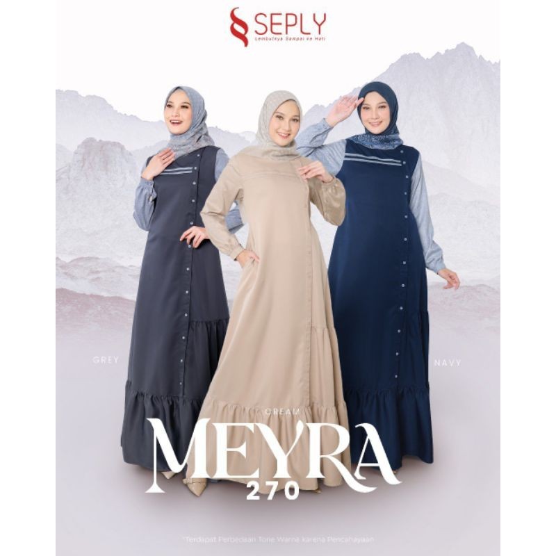 Seply Meyra 270 / Gamis Meyra Terbaru / Gamis Seply 2024 / Gamis Seply Meyra 270 / Gamis Simple / Ga