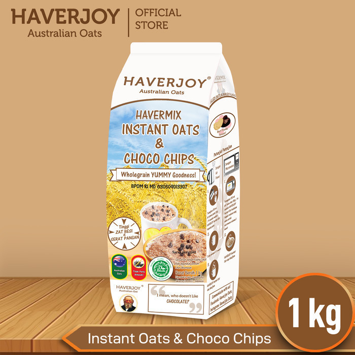 

[Terbaru] Havermix Instant Oats & Choco Chips 1 kg