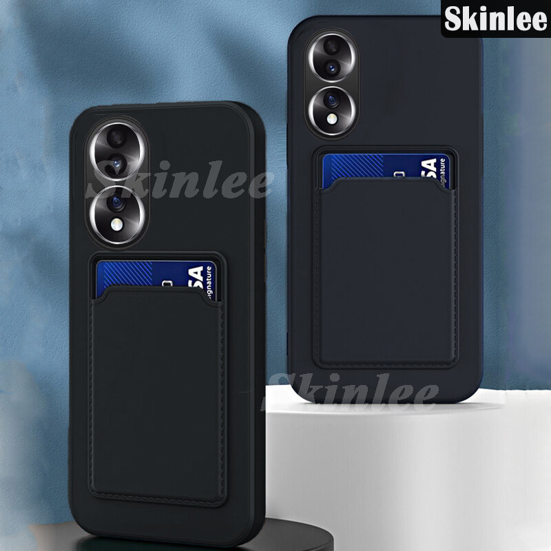 Phone case For Honor X7B Back cover Card Slot Card Silica Gel Soft Holder Wallet Case For Honor X7B 