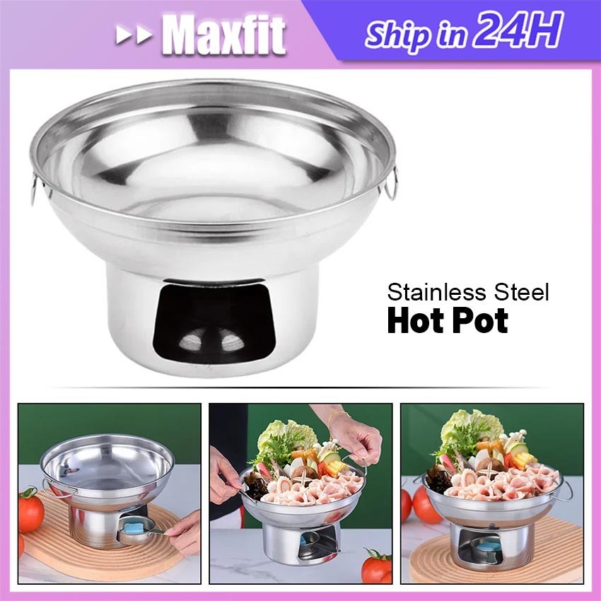 Panci Steamboat Shabu Shabu / 20Cm Panci Hot Pot Sabu Shabu Shabu Steamboat Steanless Steel Panci