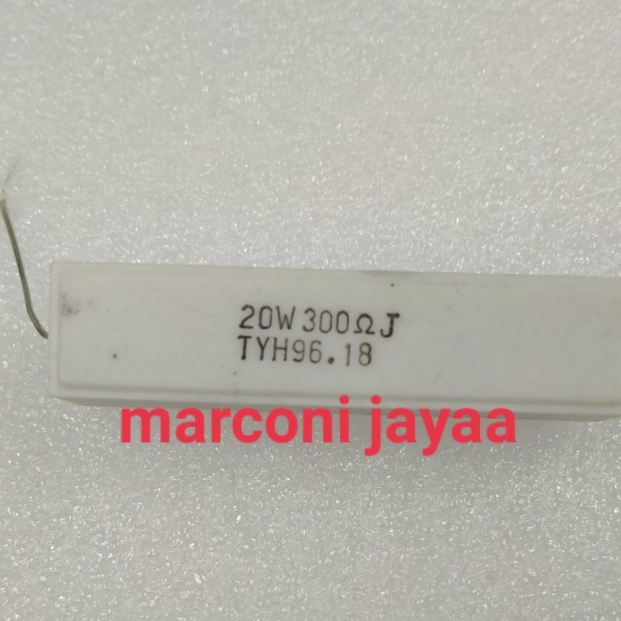 resistor keramik 20watt 300ohm -MU14