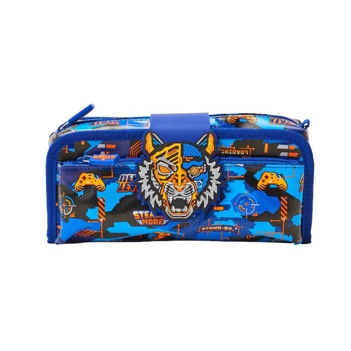 

✨LARIS✨ -TEMPAT PENSIL SMIGGLE HEY THERE UTILITY PENCIL CASE - GLIDE BLUE DINO