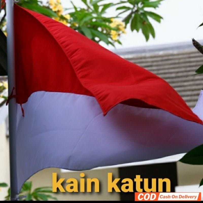 Bendera merah putih Bendera Indonesia kain katun