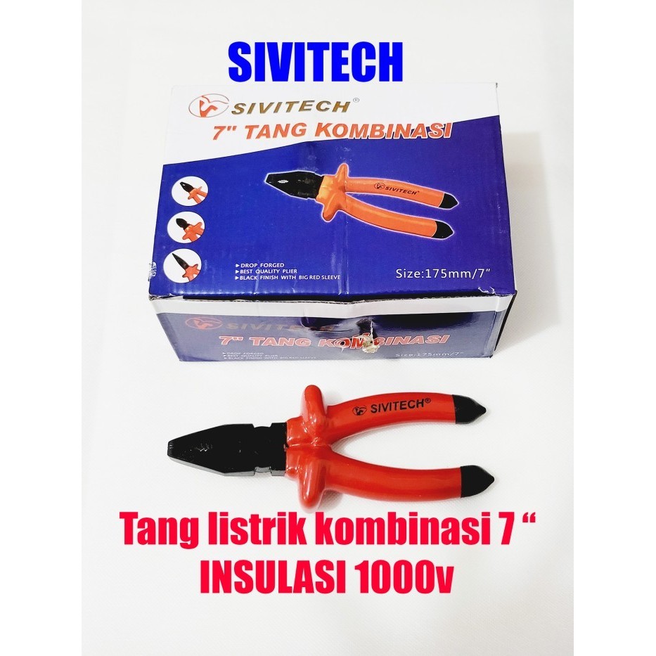 

LG09 Tang listrik kombinasi 7" sivitech 1000volt Insulasi Listrik Insulated