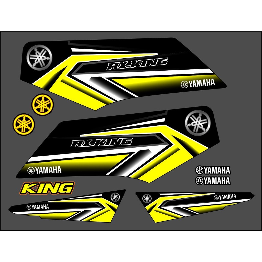 STRIPING STIKER VARIASI BUAT RX KING CUSTOM STIKER ALL MOTOR KING