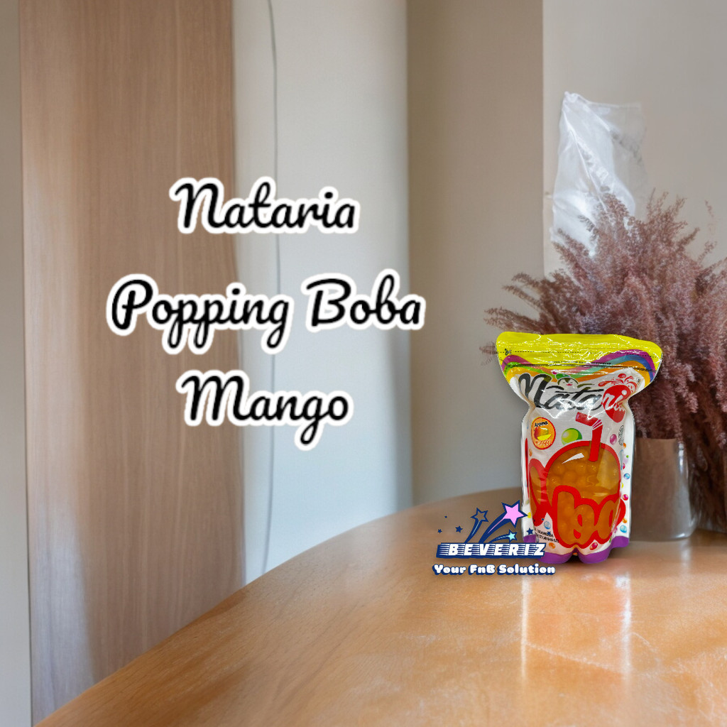 

Nataria Popping Boba Mango 500 Gram | Jelly Mutiara | Topping Minuman Kekinian Pecah Dimulut
