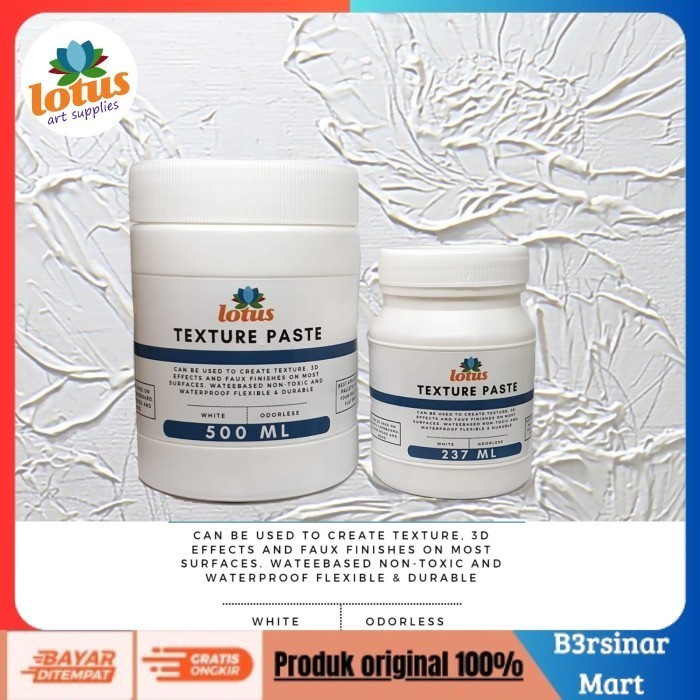 

[KUALITAS TERBAIK] Lotus Acrylic Texture Paste 500ml