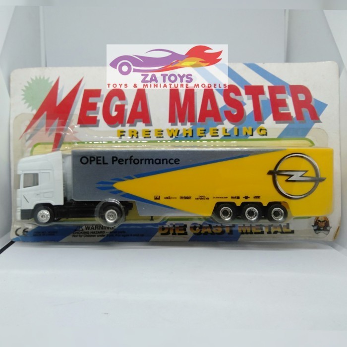 PTS99 Diecast Truck Scania Opel Performance by Mega Master Dickie 1:87