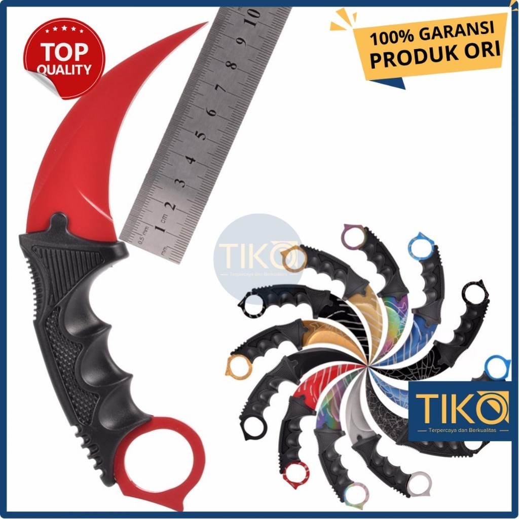 Pisau Kerambit CS GO Collector Knife Blade Stainless Steel - H10 karambit Mini Alat KNIFEZER
