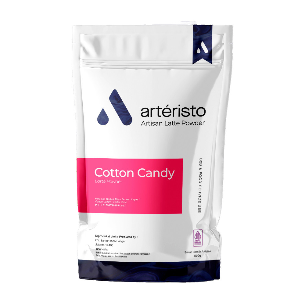 

Arteristo Cotton Candy Bubuk Minuman Rasa Gulali Premium Powder Drink 500Gr