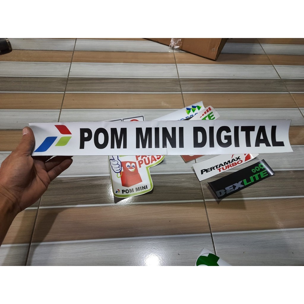 

Sticker Stiker Tulisan Pom Mini Digital Sticker Larangan Sticker Pasti Puas