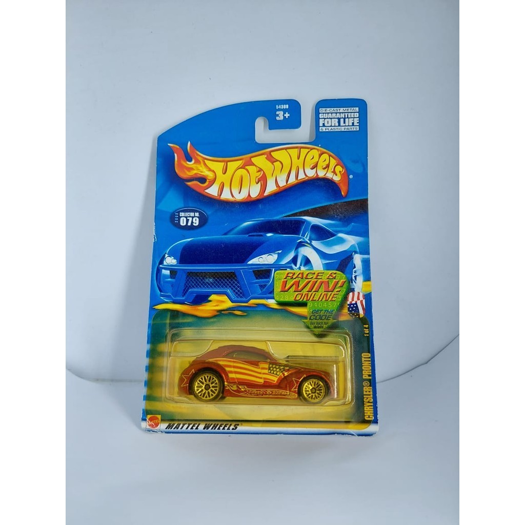 Hot Wheels - Chrysler Pronto Red Tampo Amerika Kartu Lama