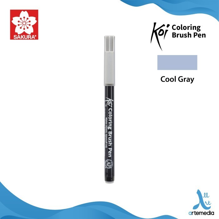 

Termurah~ Brush Pen Sakura Koi Coloring Brush Pen Pena Kuas Warna - 03/03 - COOL GRAY