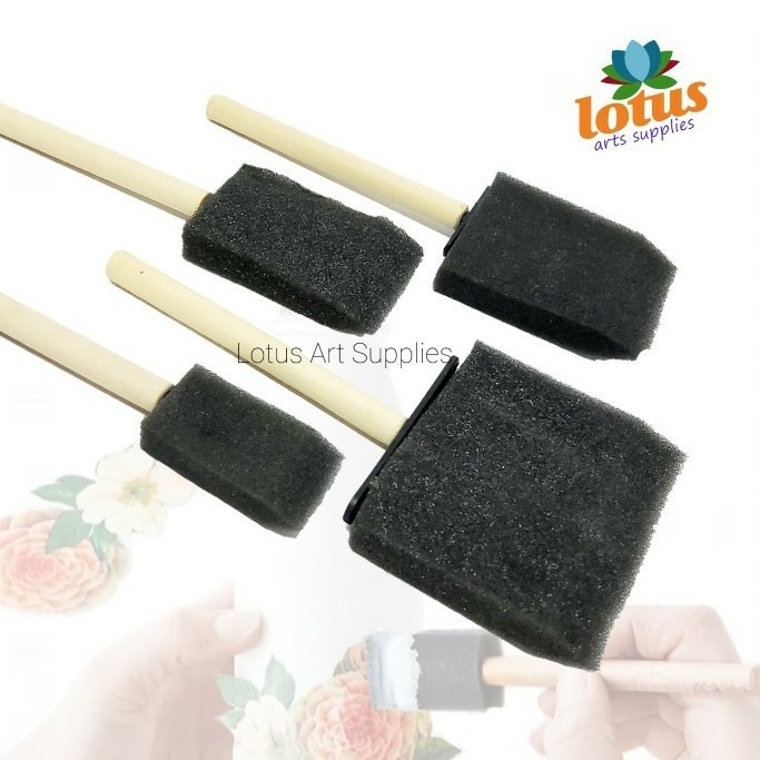 

Termurah~ V-TEC Spons Kotak Kuas Lukis Sponge Foam Brush Decoupage V Tec 4