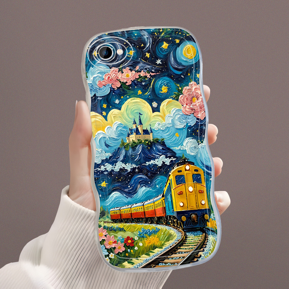 Vivo X9 X9S V5 Plus 1611 Case Softcase Casing Hp Kesing Soft Cassing Oil Painting 3954