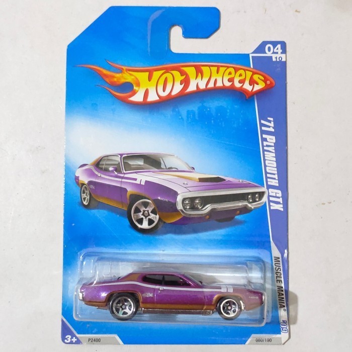 71 Plymouth GTX Ungu HOTWHEELS HOT WHEELS HW ORI