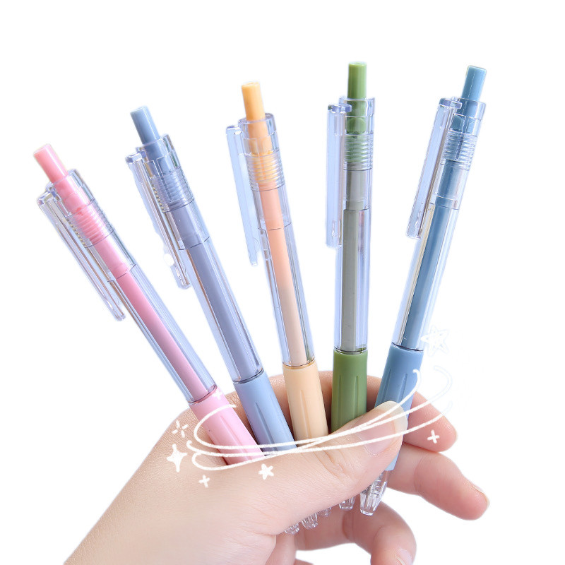 

SERENITY (PEN10) Pena Lucu Aesthetic Warna-Warni Cetekan Transparan Polos Tinta Hitam 0.5mm /Pulpen Gel Alat Tulis Kantor Sekolah Kado Hampers Ulang Tahun