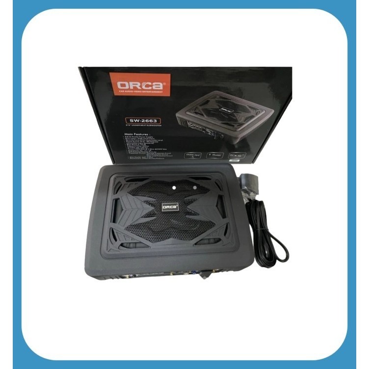 Subwofeer Kolong Aktif ORCA SW-2663 7 inch / Subwoofer Aktif ORCA 7 Inch SW2663 / Subwoofer 7 Inch O
