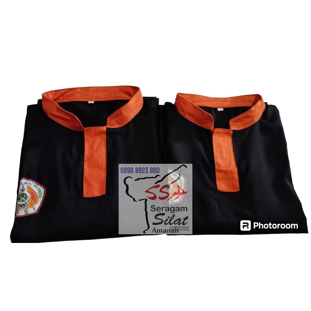 BAJU PENCAK SILAT CIMANDE TTKDH LIST KUNING - BAJU SILAT CIMANDE TTKDH List KUNING