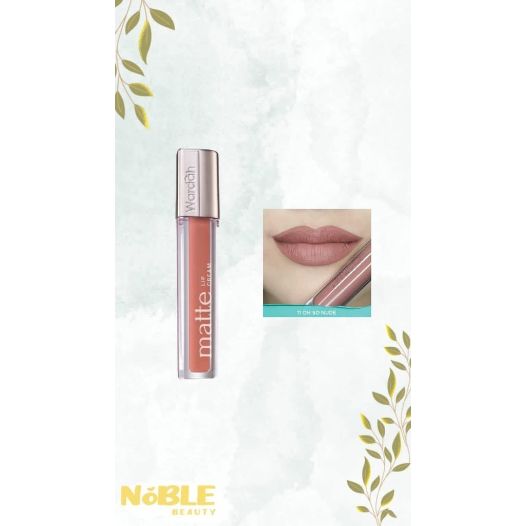 Wardah exclusive matte lip cream 11 oh so nude