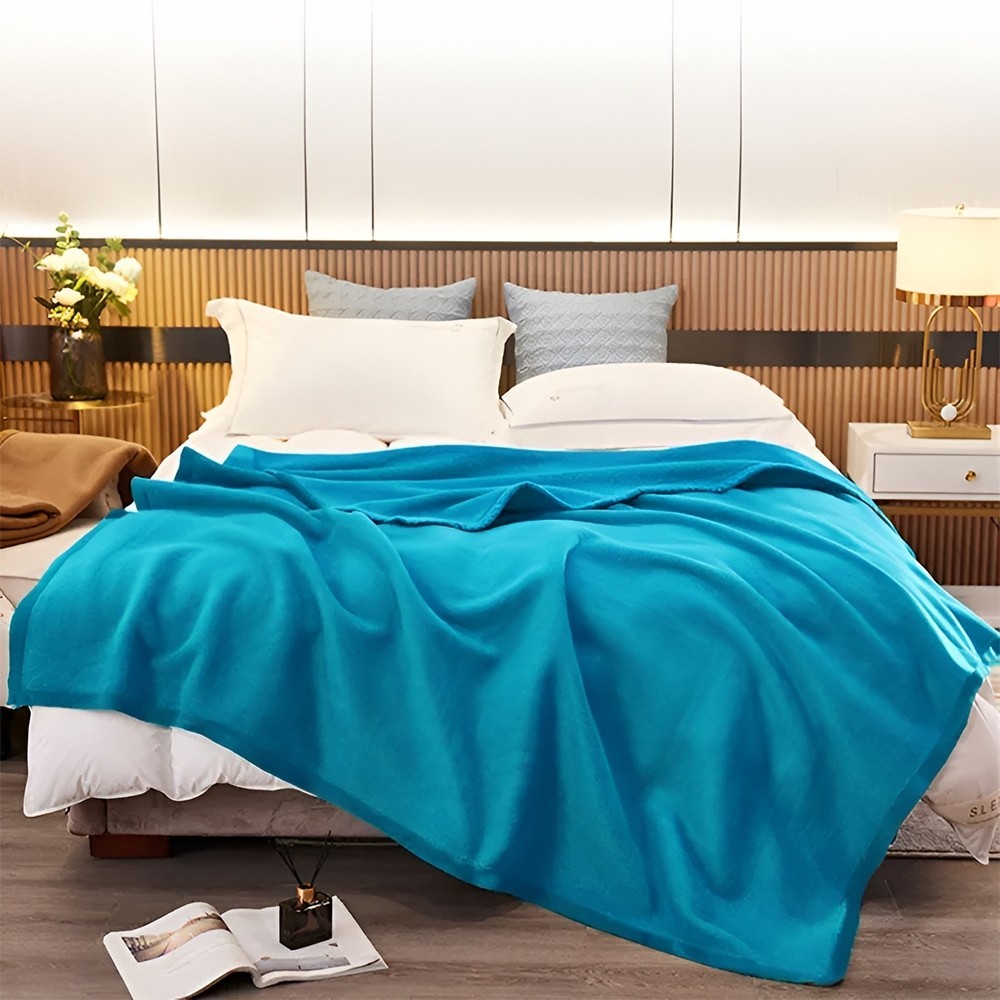 Selimut Polos Ukuran 140x190cm Bahan Lembut Selimut Single Warna Polos Murah Selimut Dewasa/ PROMO M